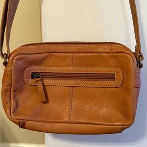 Tan Leather Shoulder Bag